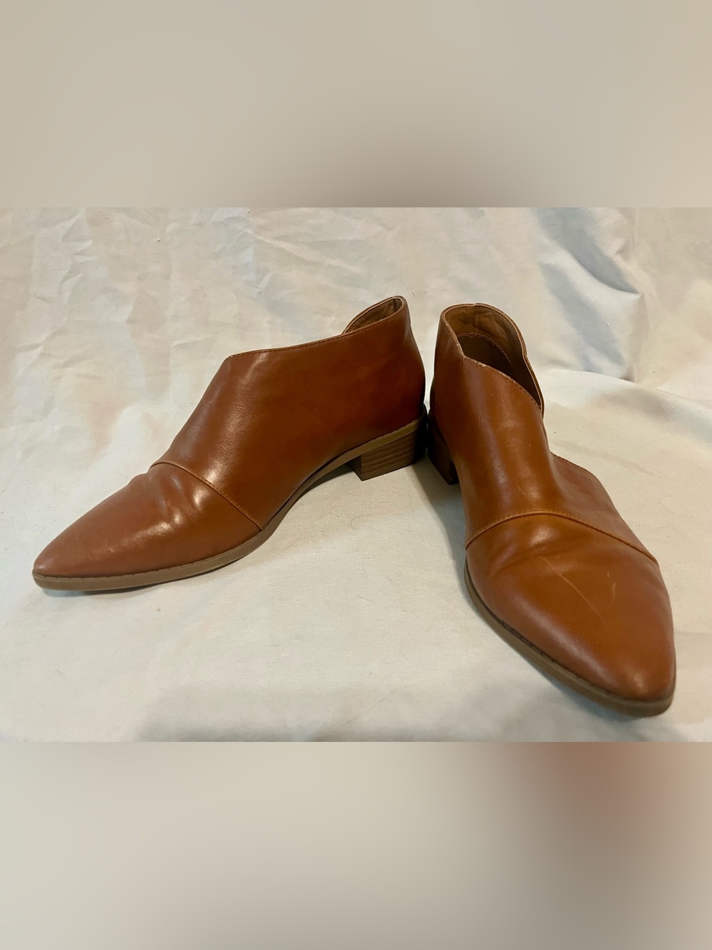Brown Loafer with Open Side